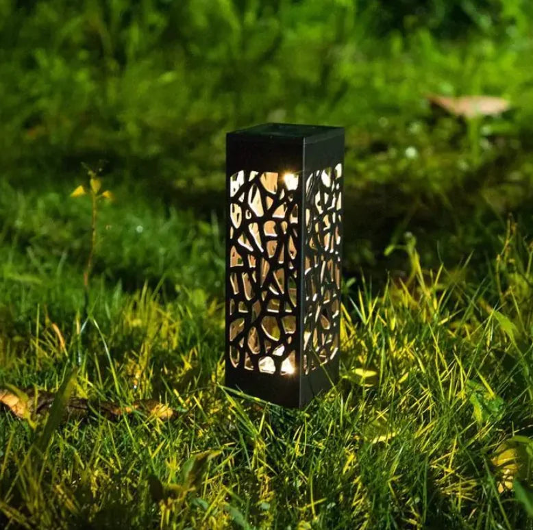 Farol Solar Vintage para Jardín (Impermeable y Automático)