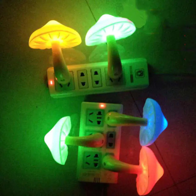 Luz de Noche con Sensor (Diseño de Seta)