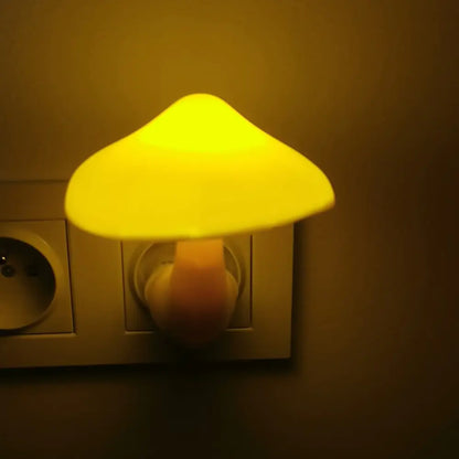 Luz de Noche con Sensor (Diseño de Seta)