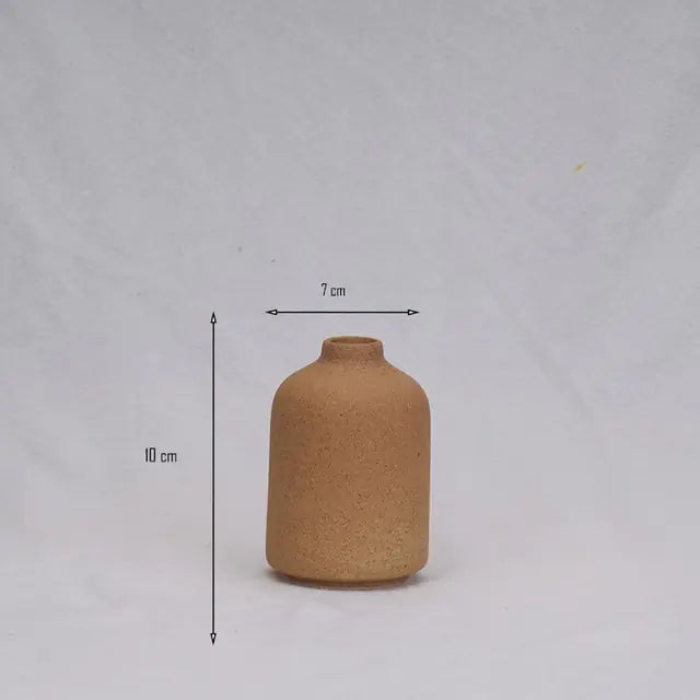 Jarrón de Cerámica Sencillo (Estilo Nórdico)