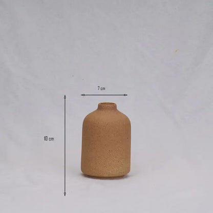 Jarrón de Cerámica Sencillo (Estilo Nórdico)