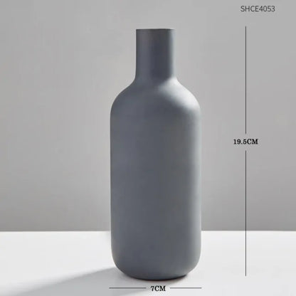 Jarrón de Cristal Decorativo (Estilo Nórdico)