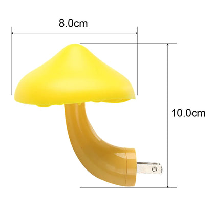 Luz de Noche con Sensor (Diseño de Seta)