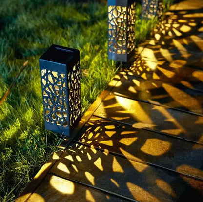 Farol Solar Vintage para Jardín (Impermeable y Automático)